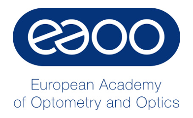 Logo - European Academy of Optometry of Optics 2023